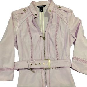 White House Black Market Lavender Jacket SZ 6